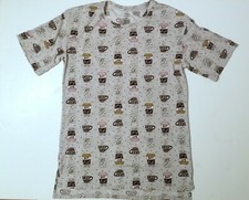 Coffee Lovers Soft Stretchy Nightgown Sleep Lounge Shirt Secret Treasures Size M
