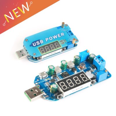 DC-DC 15W Adjustable USB Step Up/Down Converter Module DC 5V to 3.3/9/12/24/30V