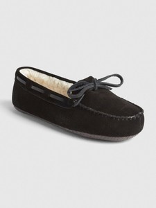 mens unlined moccasin slippers