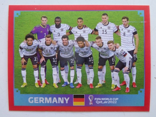 Pegatina paralela roja para la Copa Mundial de la FIFA 2022 Qatar grupo E elige conjunto - Imagen 38 de 74