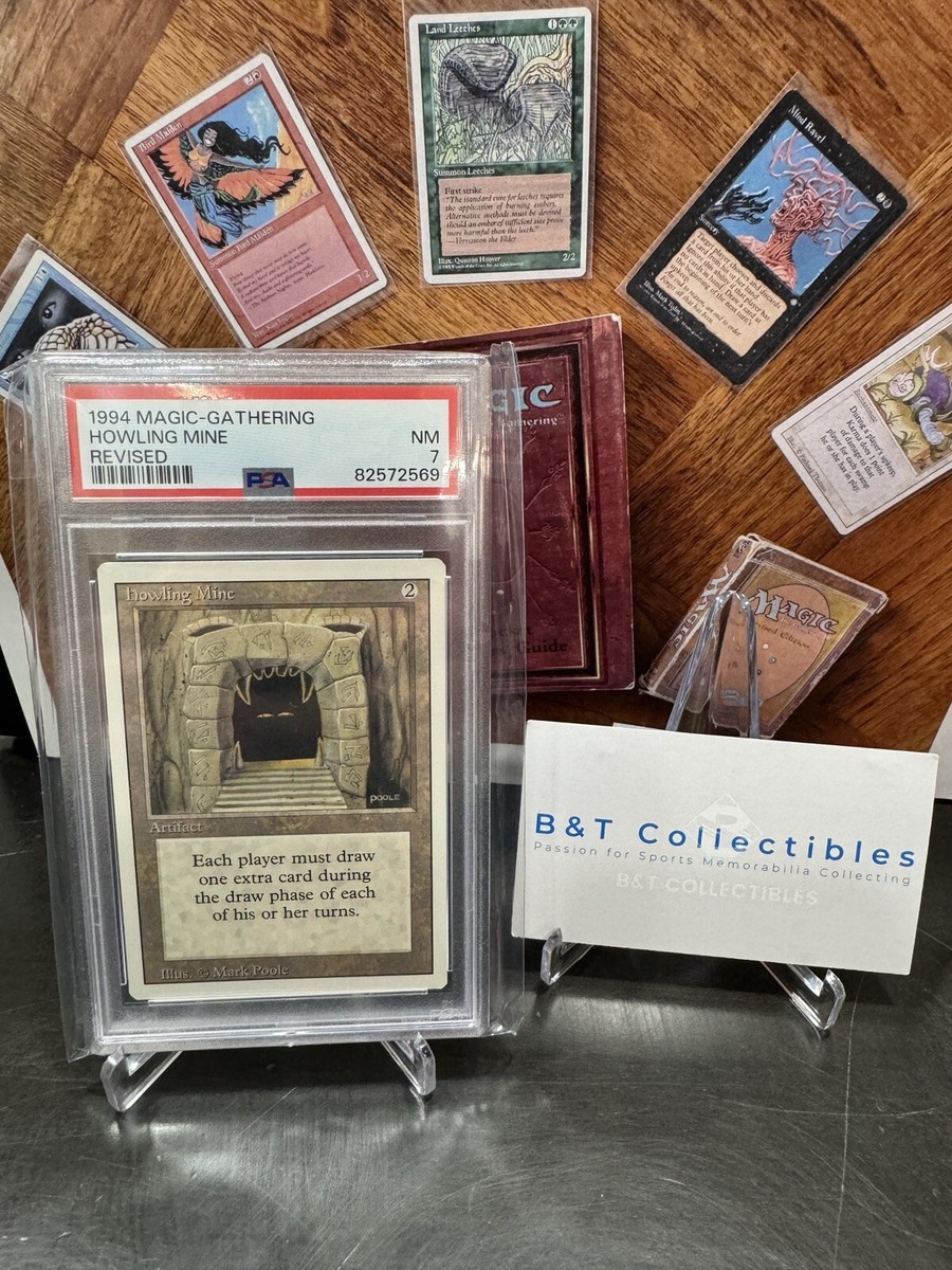 1994 MAGIC THE GATHERING REVISED HOWLING MINE PSA 7 NM 🔥 | eBay