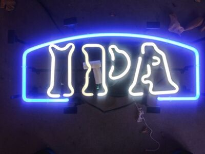 IPA India Pale Ale Beer 17''x8'' Neon Sign Light Lamp Bar Open Real Glass