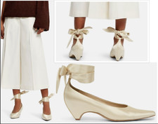 Escarpins Stella McCartney - Taille 38 - Toile Grise - Occasion