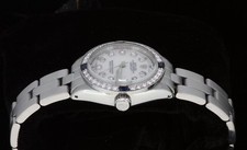 Rolex Ladies Datejust Oyster Perpetual Steel Diamond Dial Bezel Sapphire Watch 5