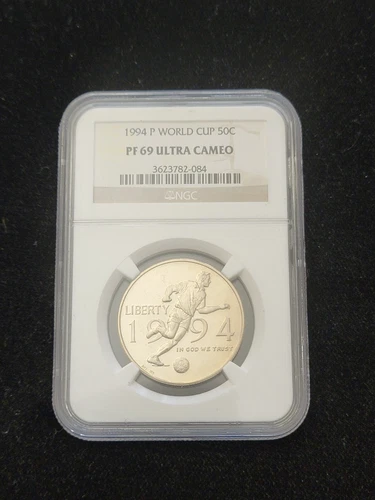 1994-P World Cup Commemorative Half Dollar Graded PF 69 Ultra Cameo by NGC