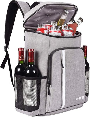 Backpack Cooler Leakproof Insulated Waterproof Backpack Cooler Bag, Light