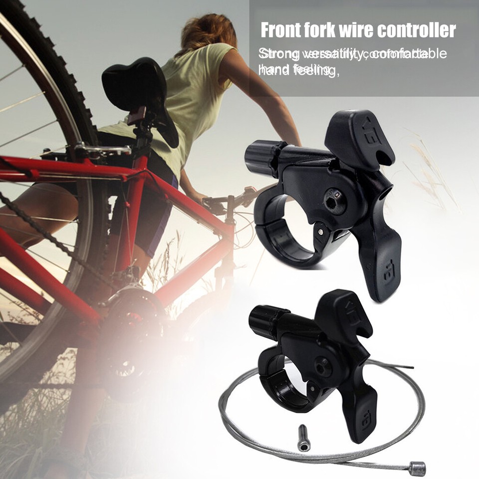 MTB Bike Suspension Fork Lockout Wire Control Lever Switch for 22.2mm