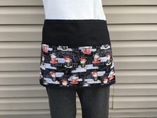 Cute Coffee 3 pocket waitress waist Half apron restaurants Resturant