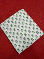 Indian Hand-Block Floral Cotton Fabric 2.5 Yard Running Craft Fabric Print_1712