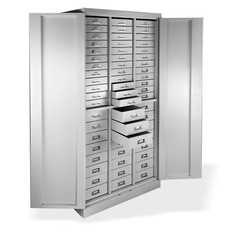 ADB Metall Schubladen-Schrank Werkzeug Materialschrank 60 F&auml;cher 1790x800x410 mm