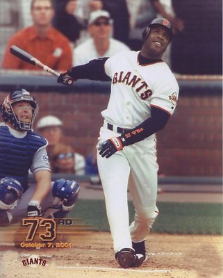 BARRY BONDS 8X10 PHOTO SAN FRANCISCO GIANTS BASEBALL PICTURE 73rd