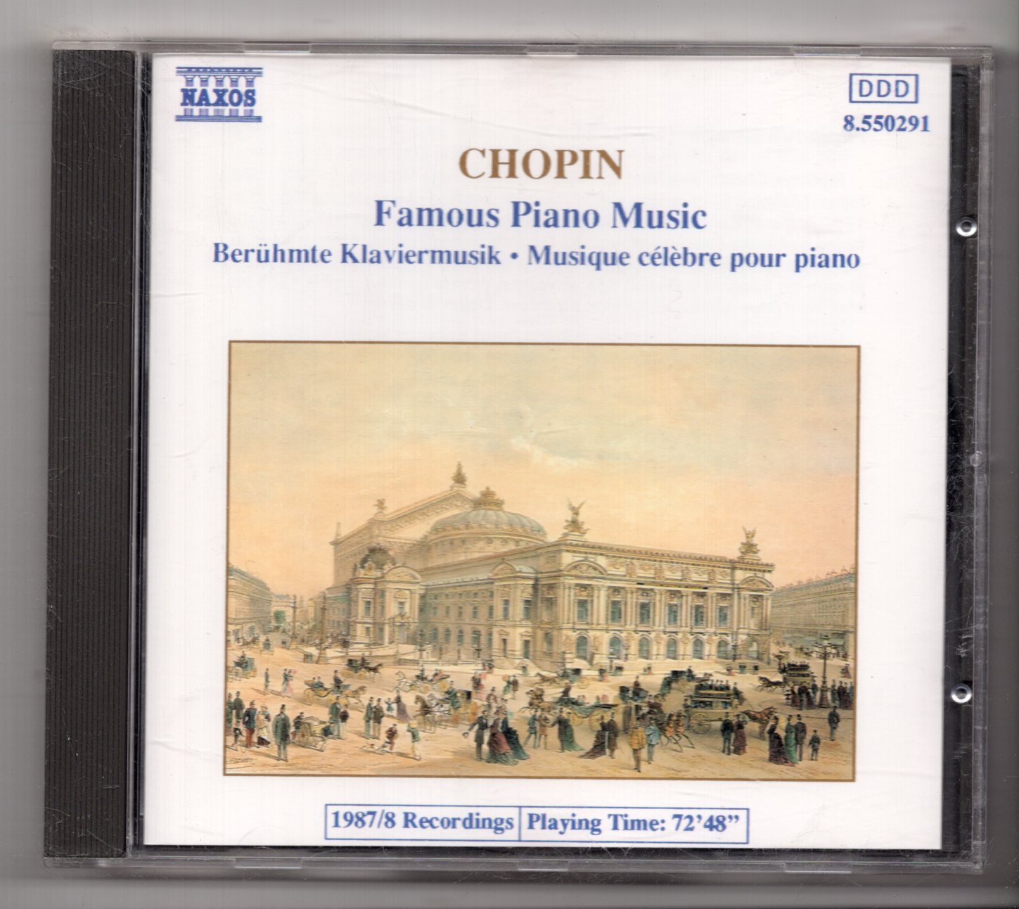 (KS892) Chopin, Famous Piano Music - 1989 CD