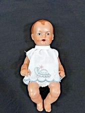 Vintage Schildkrot German Celluloid Plastic Baby Doll 6 1/2''