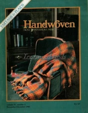 Handwoven Interweave Magazine Vol.4 No. 5 November December 1983 Weaving Loom