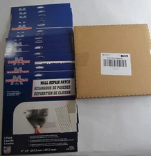 CONTRACTORS 20 PACK MARSHALLTOWN 8 x 8" SELF ADHESIVE DRYWALL/ WALL REPAIR PATCH