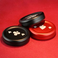 EDC Poker Style Magnetic Haptic Coins Metal Fidget Clicker Adult Fidget Toy Gift