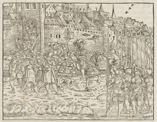 Das zenzehend buch, um 1548, Holzschnitt Renaissance Militär Unbekannt (16.Jhd) - Picture 3 of 4