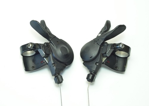 SHIMANO DEORE DYNA SYS 10 X 2/3 S BICYCLE RAPIDFIRE WINDOW SHIFTER PODS SL-M591 - Picture 2 of 2