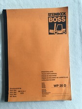Ersatzteilliste Steinbock Boss WP 20 D Parts List  Gabelstapler