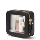 Waterproof PU Travel Toiletry Bag Cosmetics Organizer with Zipper