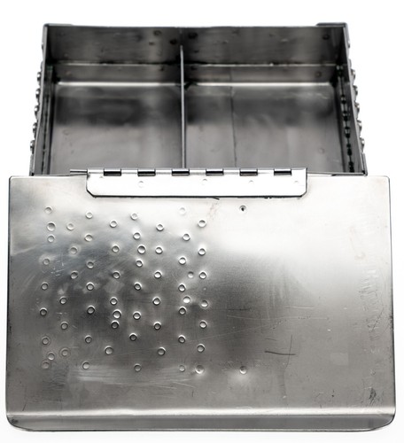 Stanley Szwarc Style Steel Box Small Welded Hinged 5.5x4x1.75in 1.75lbs Rare VG - Picture 14 of 21