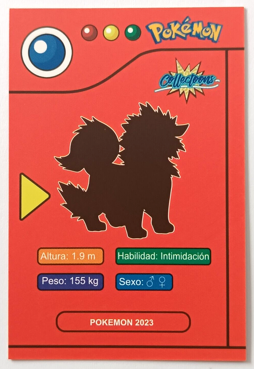 CARD POKEMON POKEDEX EC VOL. I #059 ARCANINE 2023 Kanto PERU South