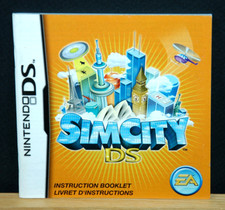 SIM CITY DS Manual Only Nintendo DS  NTSC-U/C