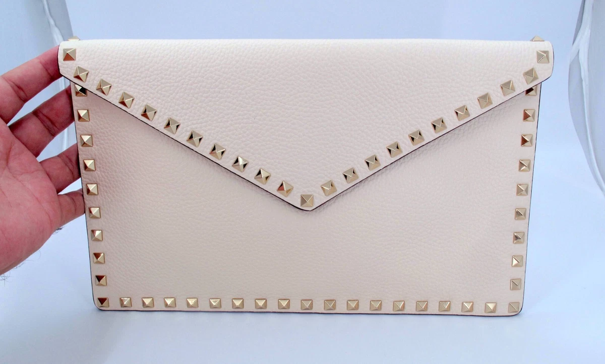 VALENTINO Rockstud Envelope Clutch Ladies Handbag no Dustbag eBay