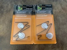 Lot Of 2 Sets -4 Sliding Screen Door Rollers 1” NYLON Wheel Tension Spring B 512