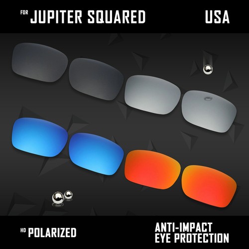 Anti Scratch Polarized Lot Replacement Lenses for-Oakley Jupiter Squared OO9135 - Picture 32 of 34