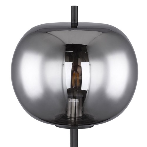VINTAGE RGB LED Steh Stand Leuchte Dielen Decken Fluter Glas Kugel rauch DIMMBAR - Bild 11 von 12