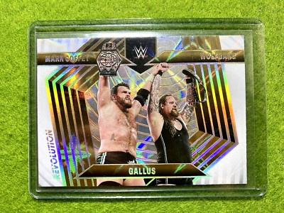 Gallus WWE GALACTIC PRIZM SSP CASE HIT CARD 2023 Mark Coffey REVOLUTION WolfGang