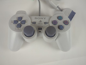 OEM Sony Playstation 1 PSOne PS1 Dualshock Controller SCPH-110 White SEE PHOTOS