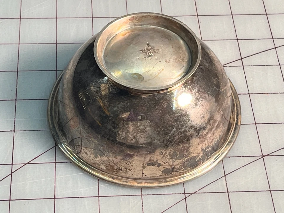 Cuenco de plata esterlina 830 Christiania 1890 David Differsen ~ estilo # 1781 Foto 3 de 4