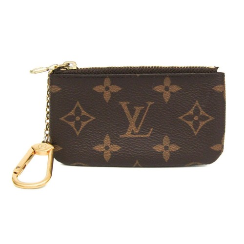 Louis Vuitton Monogram Pochette Cles M62650 Key Coin Pouch Wallet Authentic