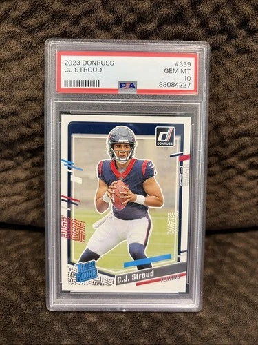2023 Panini Donruss Rated Rookie C.J. Stroud #339 (RC) PSA 10