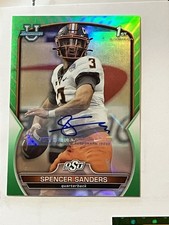 2022 Bowman University Chrome - Chrome Prospect Autographs Spencer Sanders #/99
