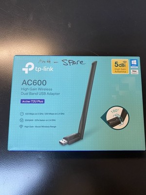 TP-Link AC600 USB WiFi Adapter for PC (Archer T2U Plus)