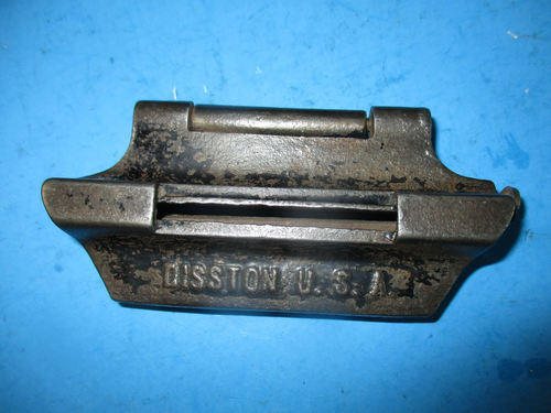 Very RARE antique Disston USA cast iron folding hinged saw vise - Picture 11 of 13