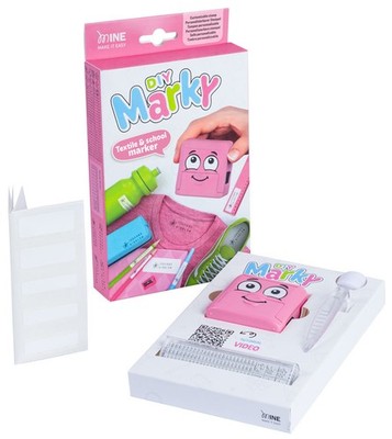 COLOP Markierungsstempel-Set ''DIY Marky'' Printer C20 rosa