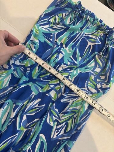 Lilly Pulitzer Girls Korra Jumpsuit in Blue Crush Bamboom, Size small (4-5) READ - Picture 5 of 7