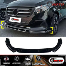 Mercedes V Klasse Vito Viano W447 Glanz Schwarz Frontsplitter Spoiler 2024+
