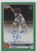 2022 Topps Chrome OTE Overtime Elite Green Refractor 20/75 Bryce Griggs Auto 0w8