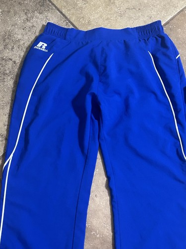 Mens Russell Blue Warm Up Track Suit Size XL Pants Jacket - Picture 3 of 9