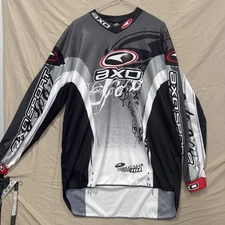 Axo Sport Motocross Vintage Racing Jersey Long Mens Size L Y2K Team Troop 101