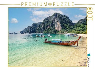 CALVENDO Puzzle Die berühmte Bucht von Phi Phi | 1000 Teile Lege-Größe 64x48cm F