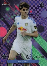 2025-26 Finest Premier League Harry Gray Common RC Purple Checkerboard #/150