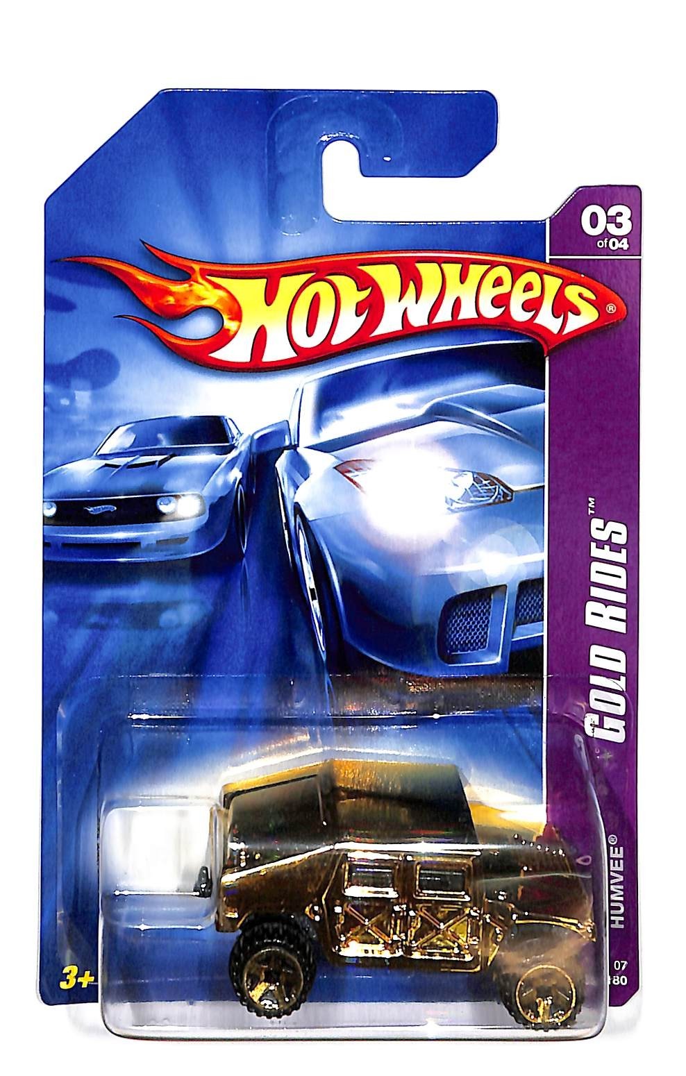 Hot Wheels 2007 Gold Rides Humvee 3/4 #55