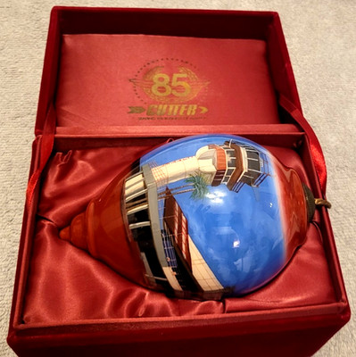 Ne' Qwe Art, Cutter Aviation, 85th Anniversary, Christmas Ornament, 5.5'' x 3.5''
