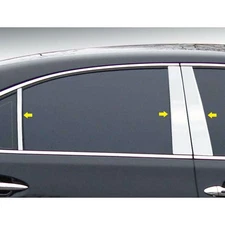 6pc. Luxury FX Chrome Pillar Post Trim fit for 2007-2017 Lexus LS460